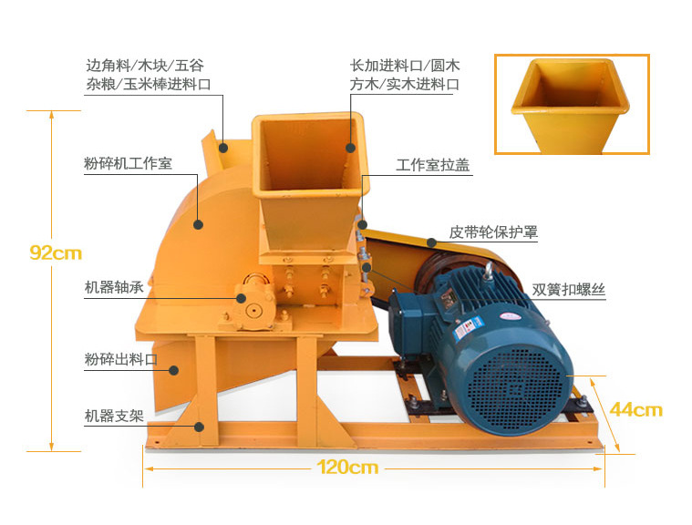 木屑粉碎机操作技术要点